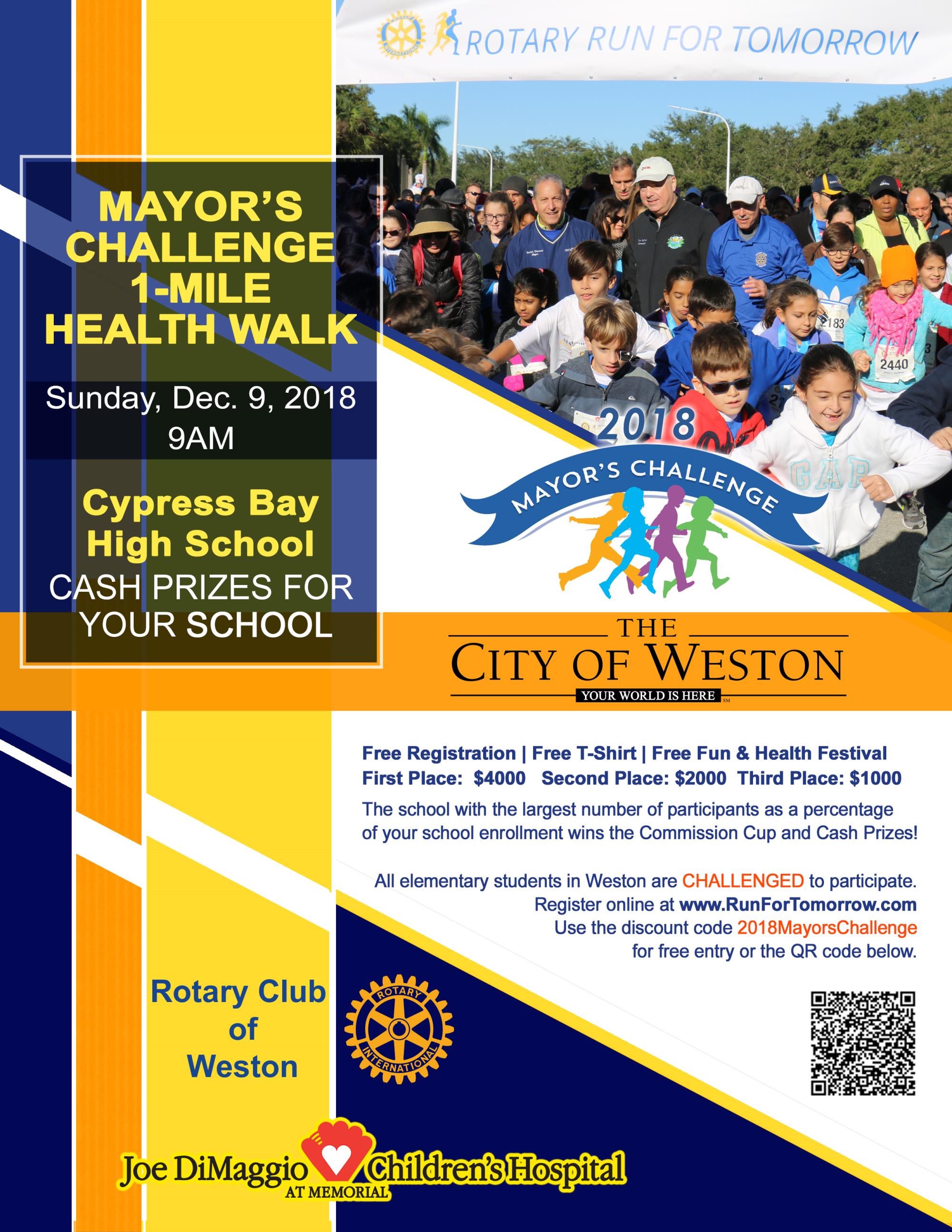 2018 Mayor's Challenge Flyer