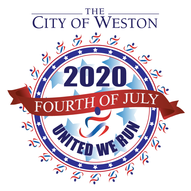 fourth of july 5K run logo