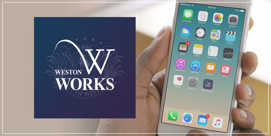 Weston Works logo with cell phone