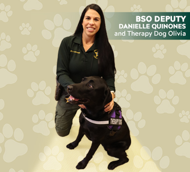 Deputy Quinones Therapy-Dog-Olivia