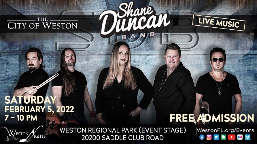 Shane Duncan Band February 2022 WestonNights Concert