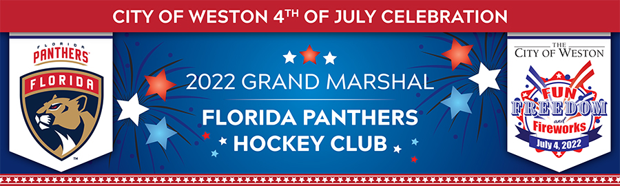 Grand Marshal 2022 Parade Banner for Florida Panthers Hockey Club