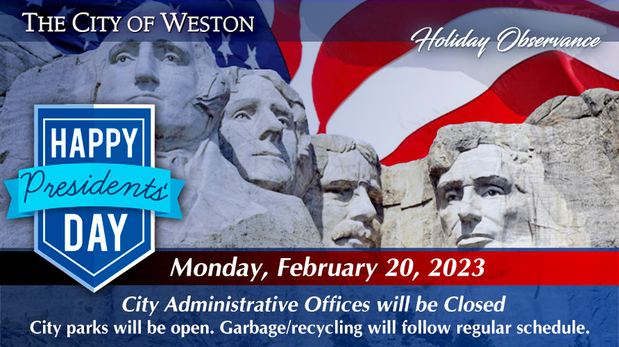 President's Day Holiday Observance