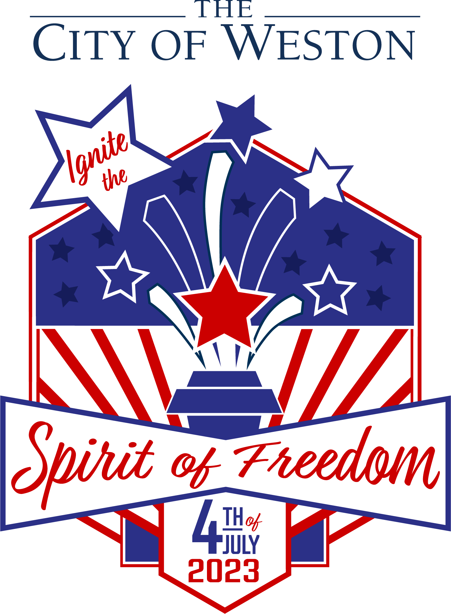 2023 Parade Logo - Ignite the Spirit of Freedom