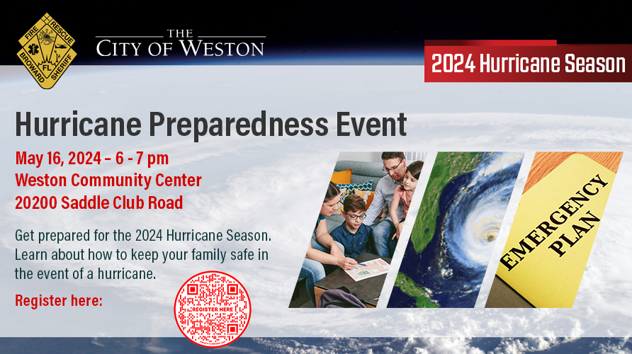 2024 Hurricane Preparedness Event promotion