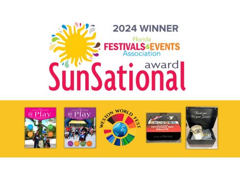 2024 Florida Festivals and Events Association Sunsational Awards logo