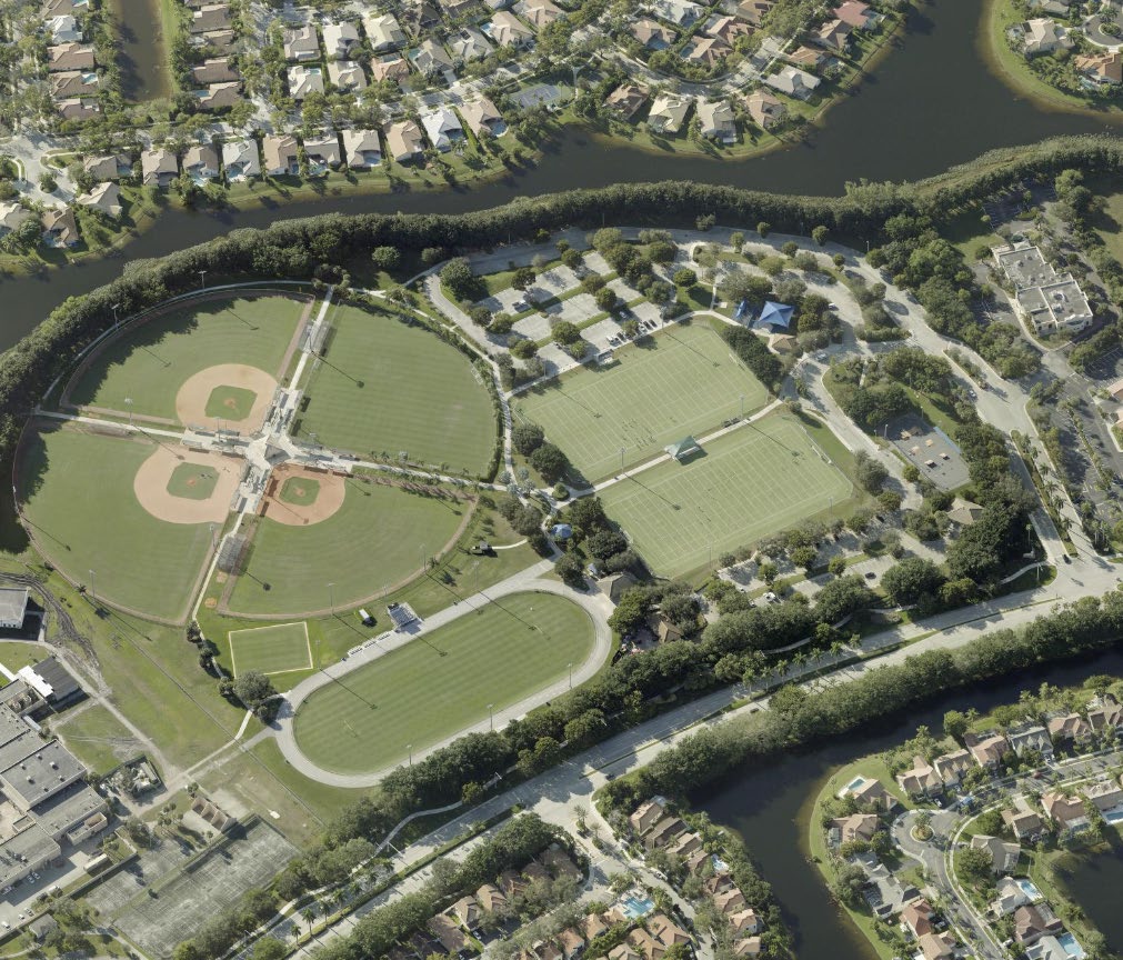 Tequesta Trace Park aerial image