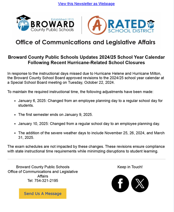 BCPS Updates 2024-25 School Year Calendar Following Recent Hurricane Related School Closures-(PDF)