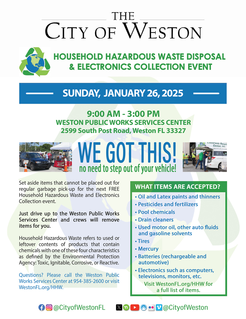 HHW and Electronic Collection Event - Jan. 26, 2025 (Flyer) Lrg-Thumb